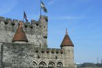 PICTURES/Ghent - The Gravensteen Castle or Castle of the Counts/t_Bird on Tower1.JPG